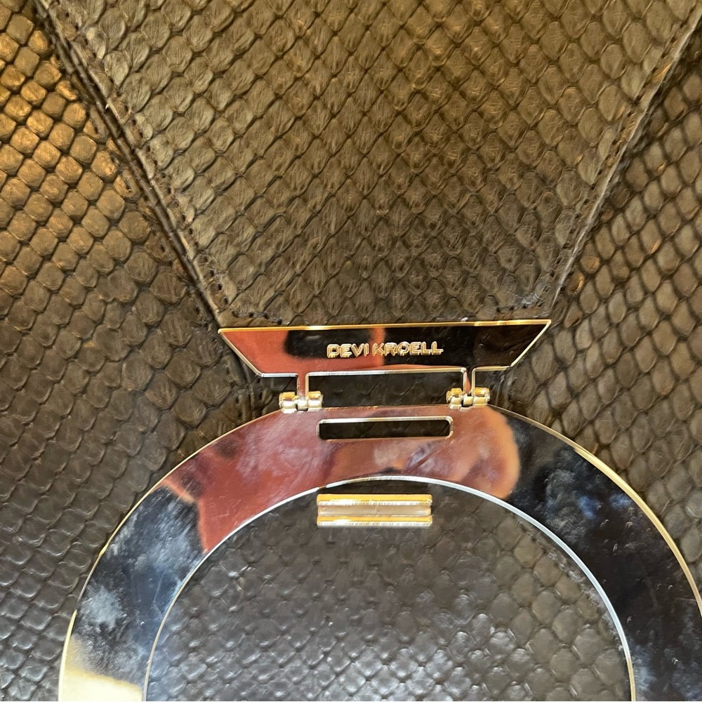 Devi Kroell Black Python Hobo Bag - image 5